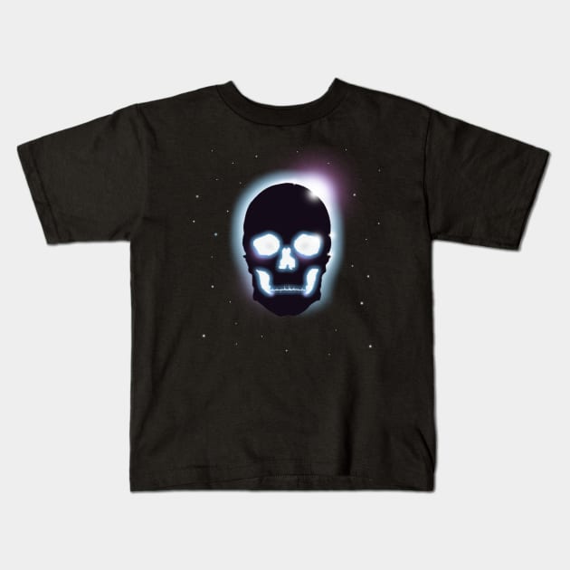 Eclipse Skull Kids T-Shirt by SevenHundred